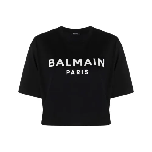 BALMAIN Черный Женские Короткие Топы