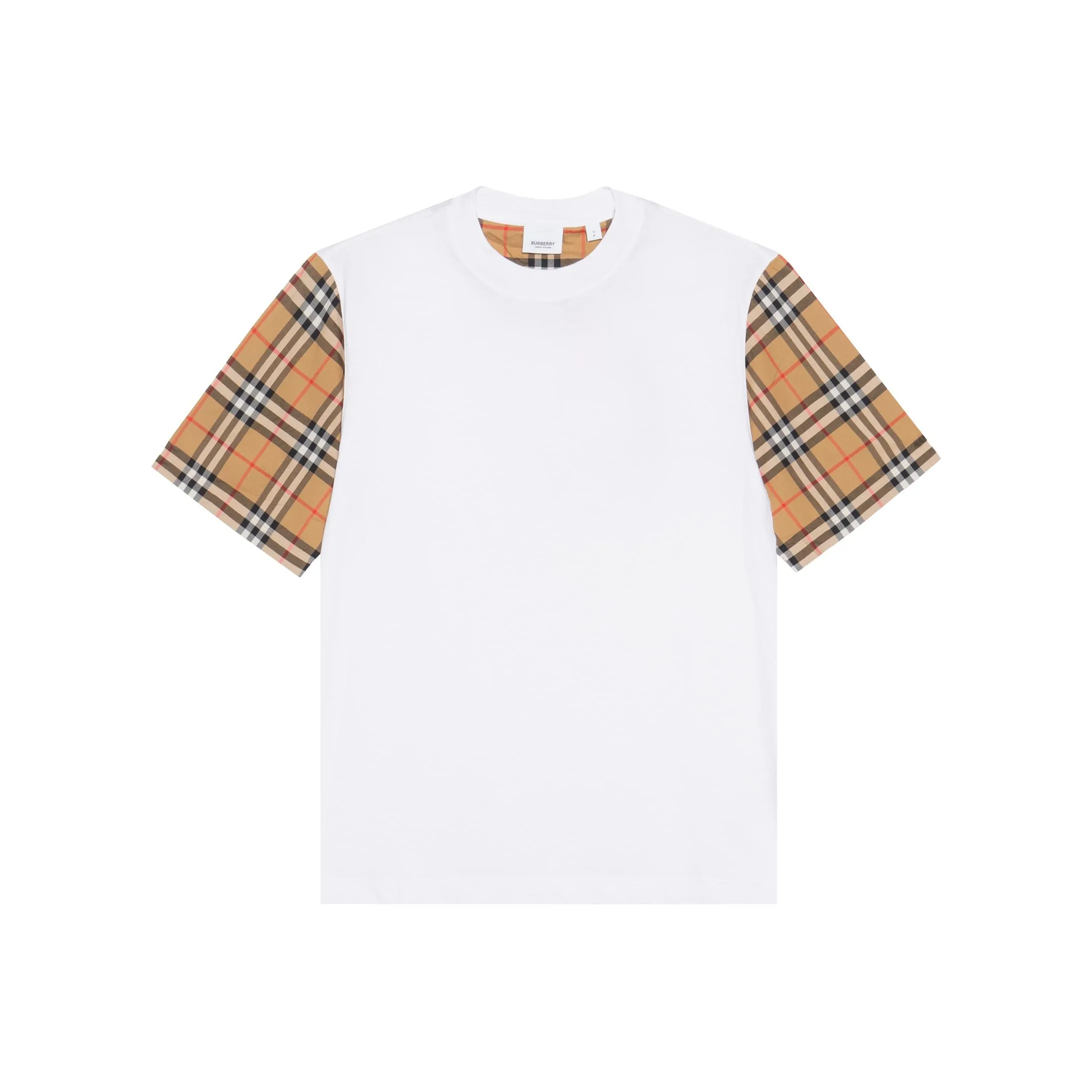 Burberry Рукав с оборками T-рубашка Женская Белая