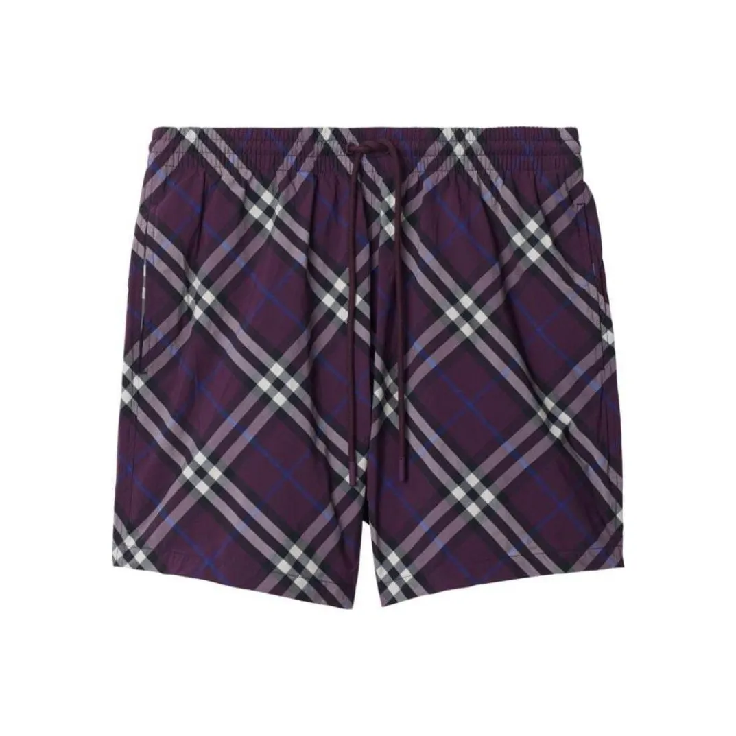 Burberry Check print Swim Shorts