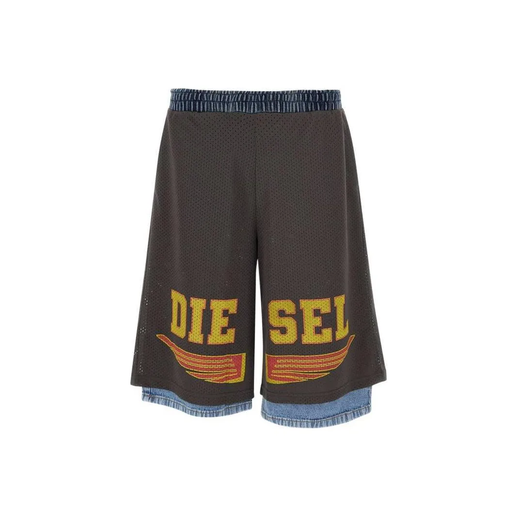 DIESEL Casual Shorts Men's Brown