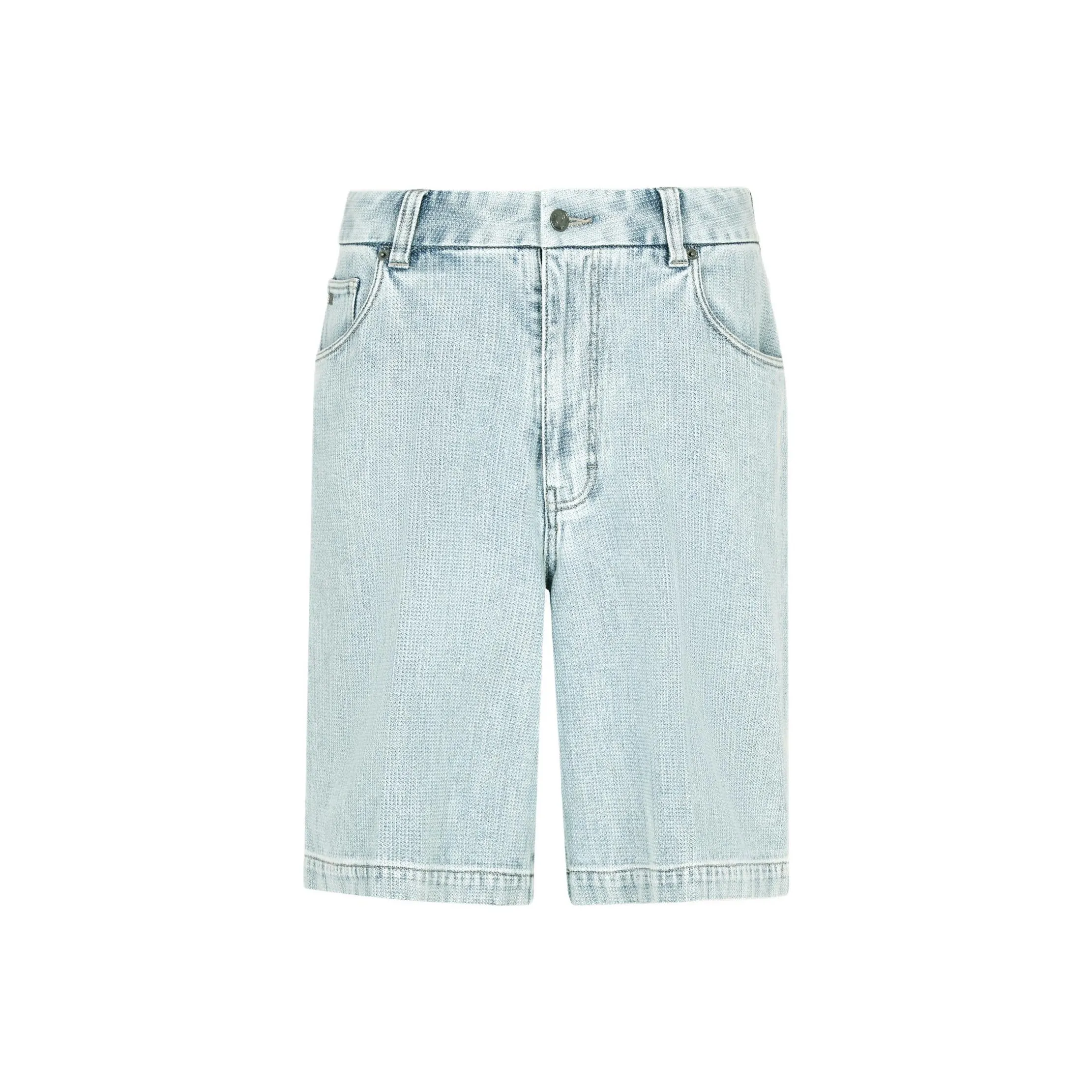 EMPORIO ARMANI Джинсовые шорты Мужские Синие