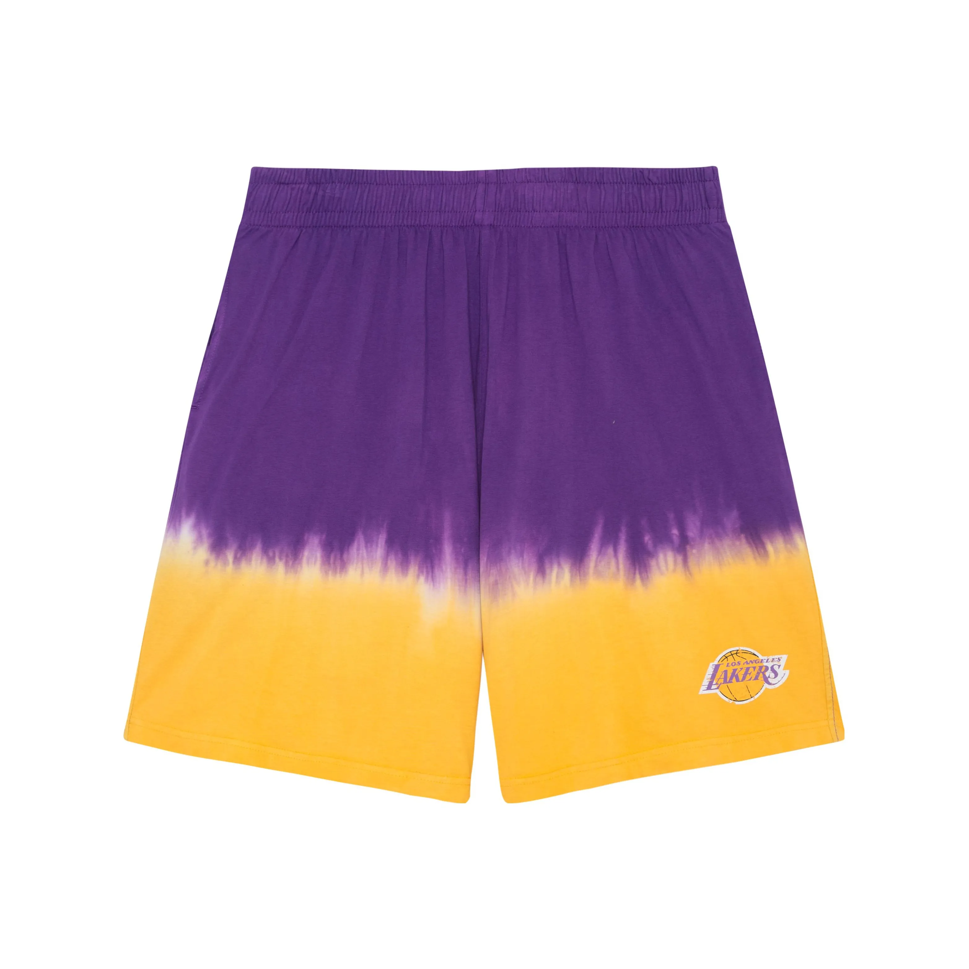 MITCHELL NESS Баскетбольные шорты Мужские Фиолетовые Желтые