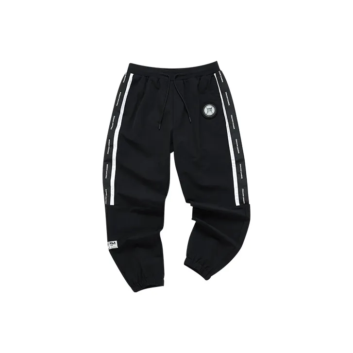 FILA FUSION Knitted Sports Pants Men's Pitch Black