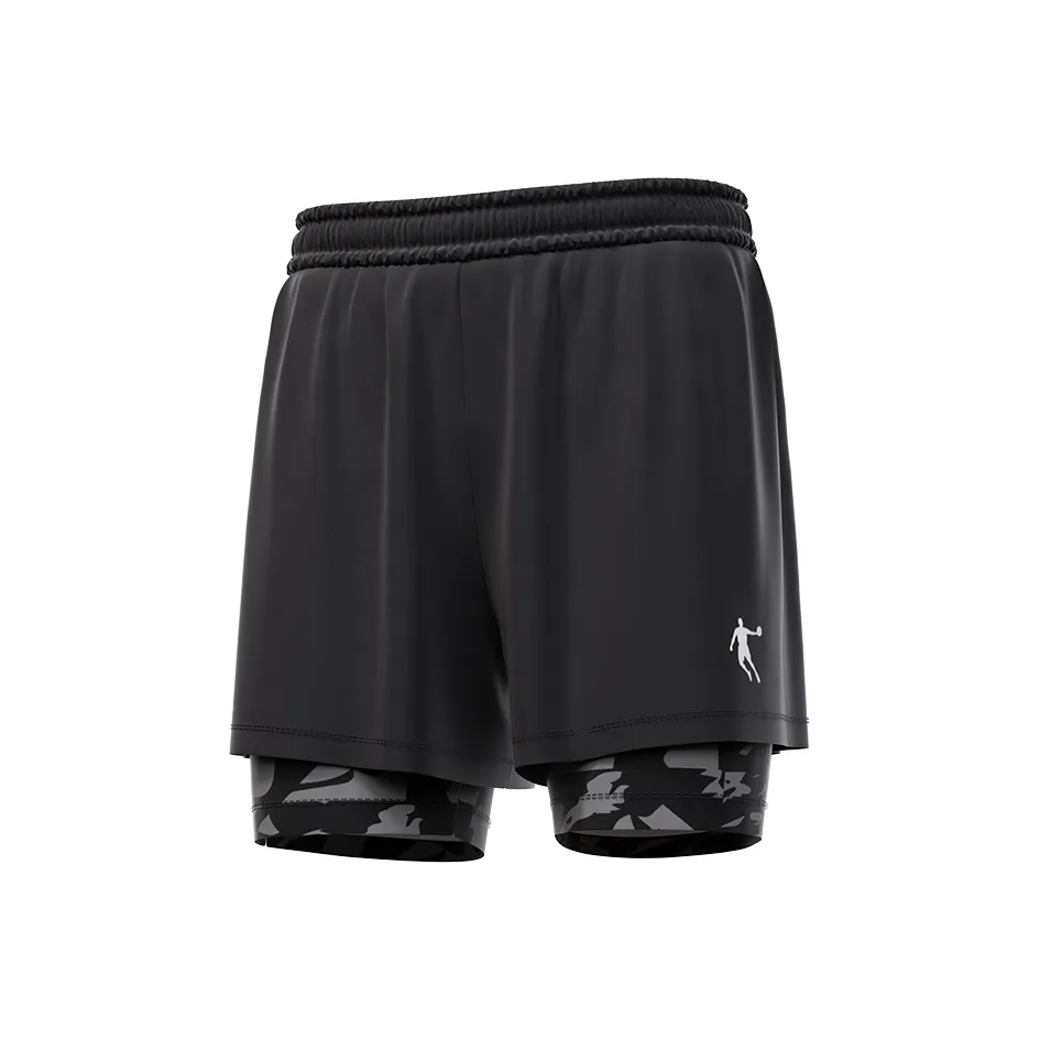 QIAODAN Взрослые Плавательные Шорты Пляжные Мужские Черные