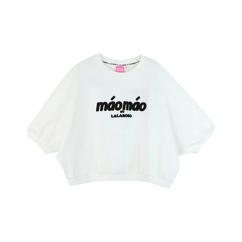LALABOBO T Shirt Women's Raw White