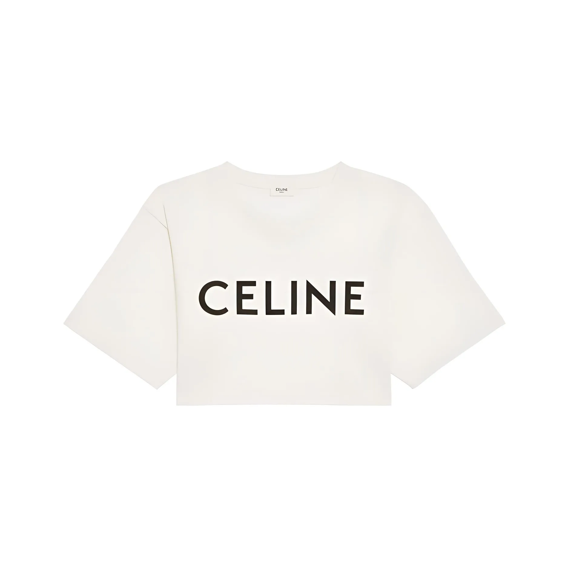 CELINE Crop Tops Women's Light Umber