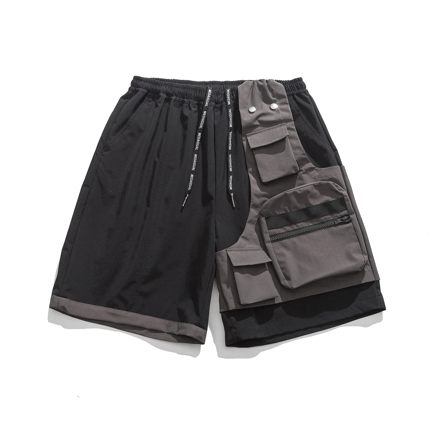 ME DA IGUAL Карго Шорты Мужские Черные