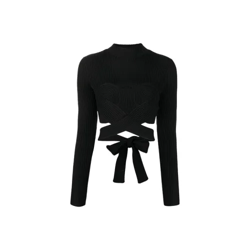DION LEE Черный Женские Короткие Топы
