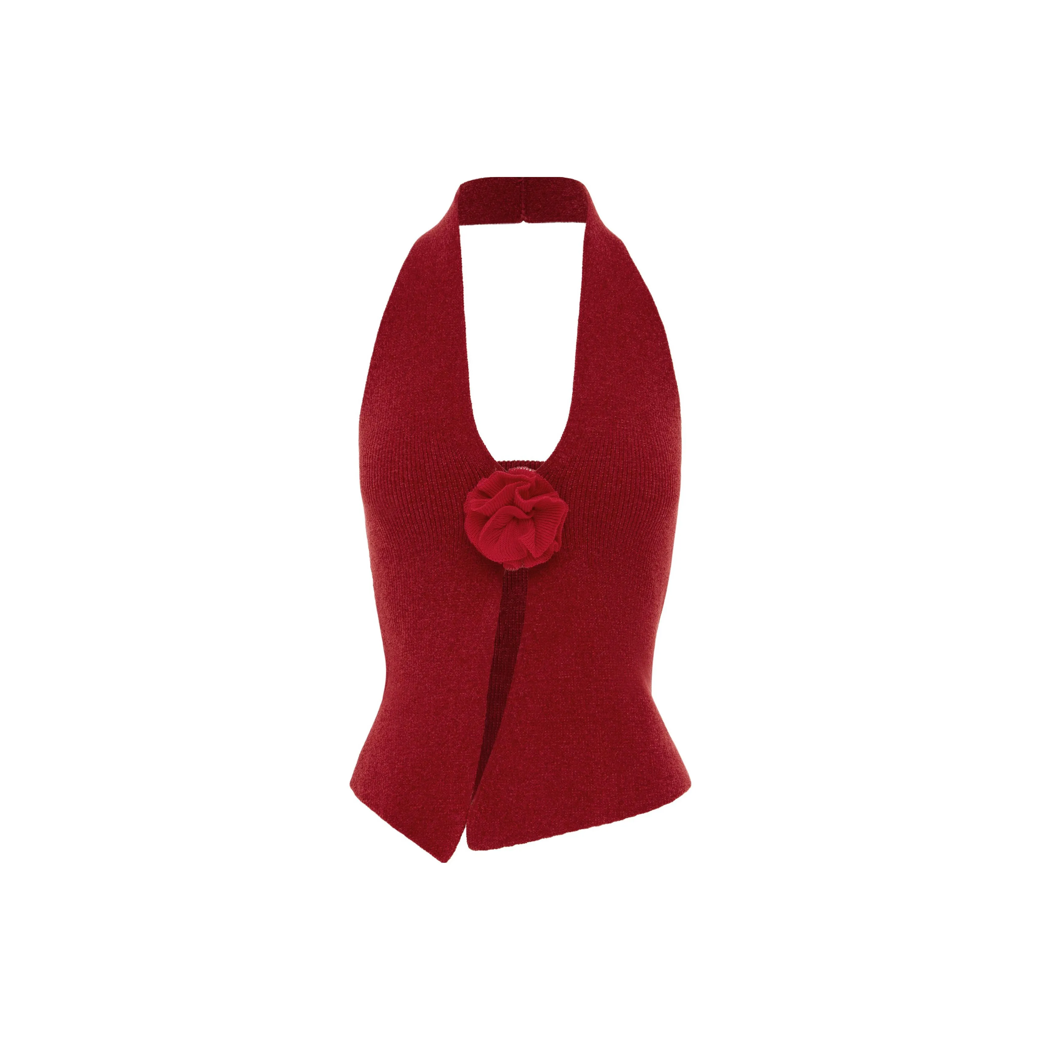 WITH JEAN Tank Top Women's RED/Red