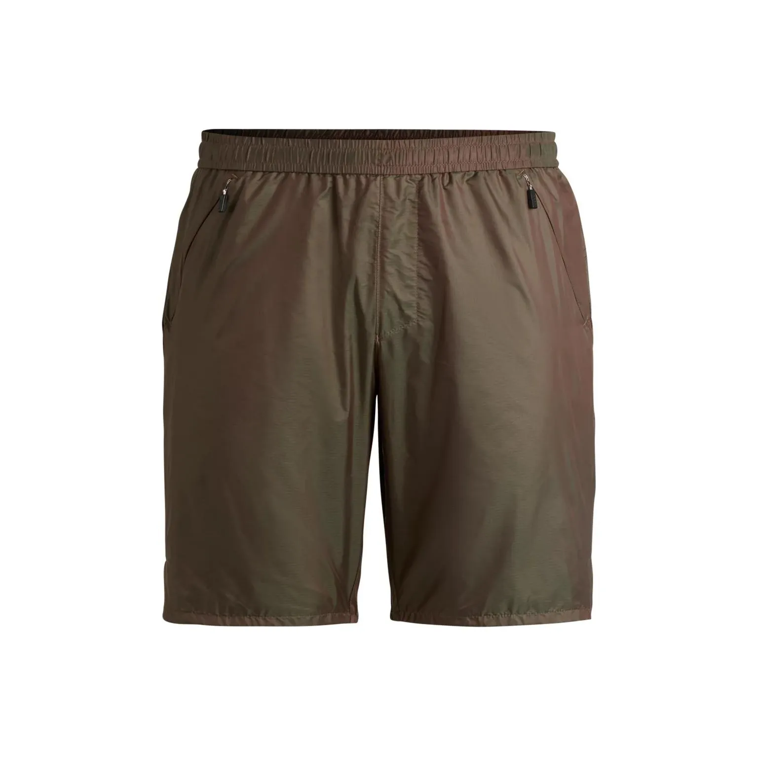 HUGO BOSS Slim Fit Shorts In Iridescent Ripstop With Inner Shorts Casual Shorts Men's Brown