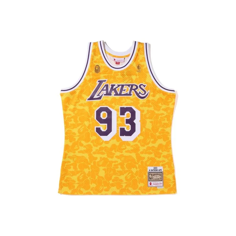 Bape X Mitchell & Ness Los Angeles Lakers Jersey