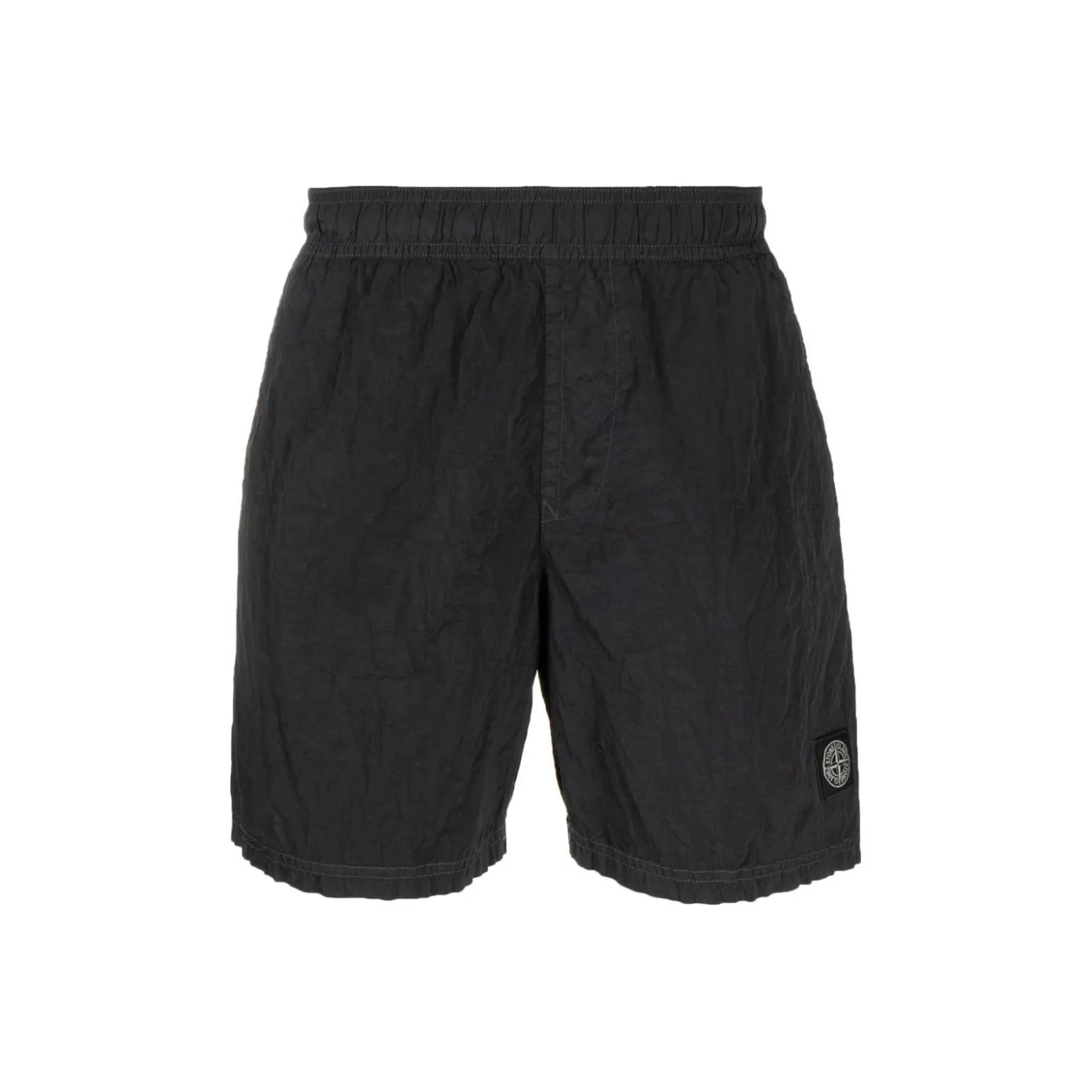 STONE ISLAND Logo Patch Elasticated Waist Shorts