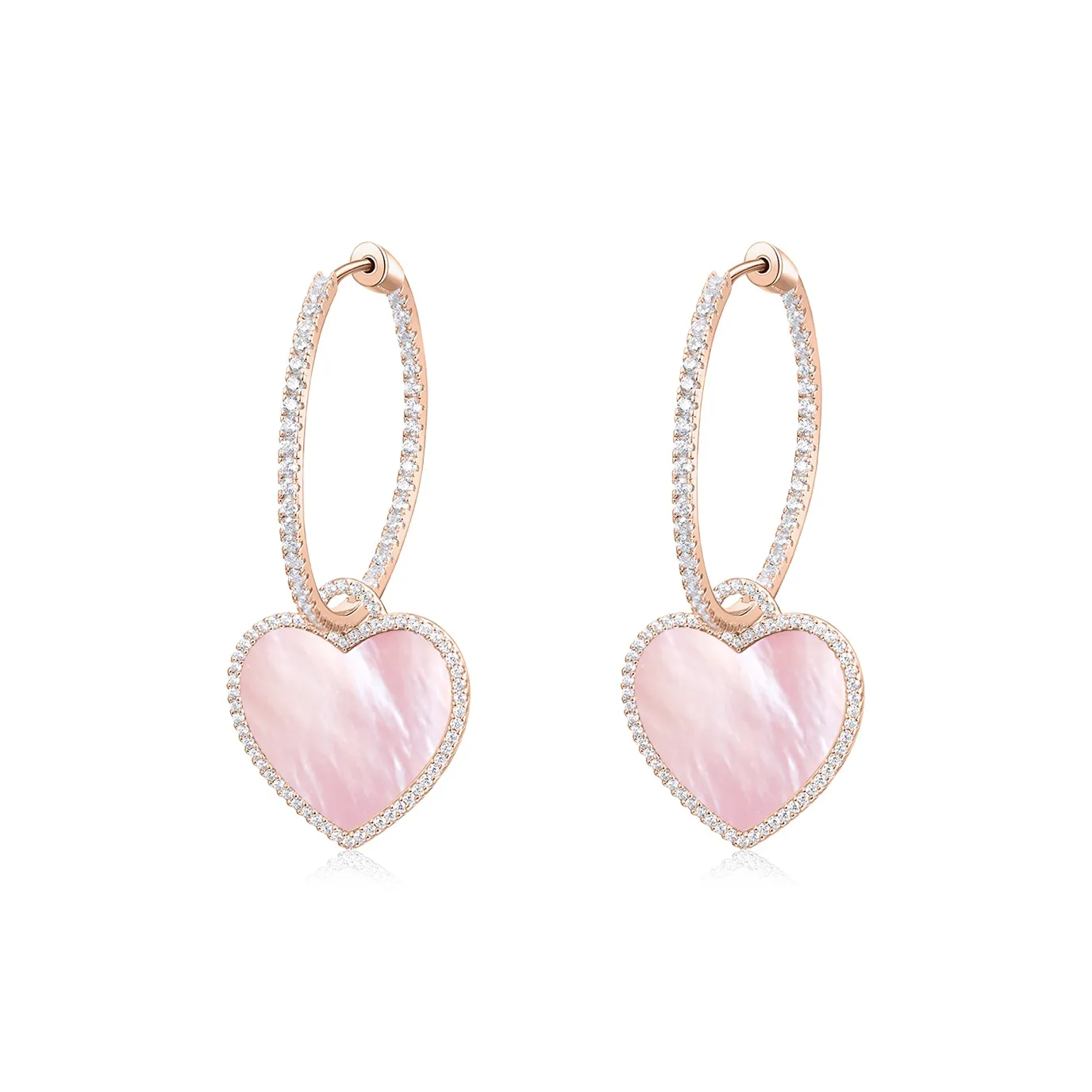 Apm Monaco Серьги с золотым покрытием женские розовые