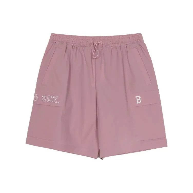 MLB Gofcore Boston Red Sox Cargo Shorts Unisex Pink