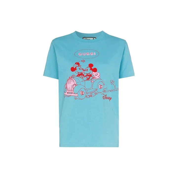 GUCCI X Disney T-Shirt Женская Синяя