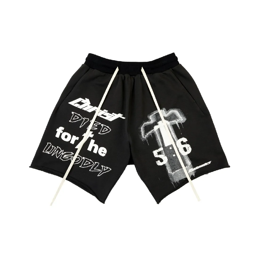 RESERFF Шорты Hip Hop Vintage Summer Модный бренд Брюки Мужские Черные Серые