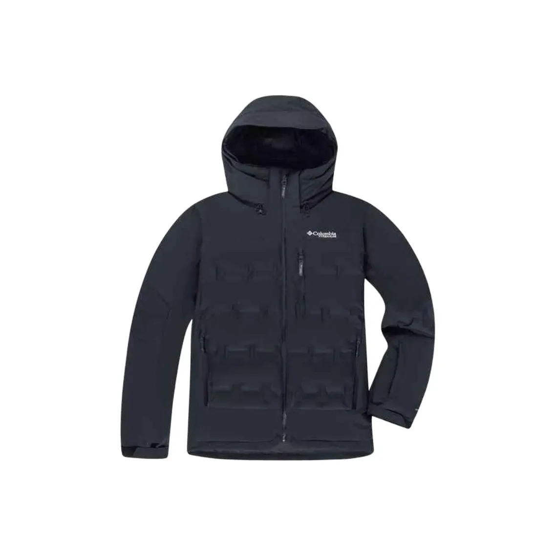 Columbia совместный бренд Титановый черный Мужская лыжная куртка