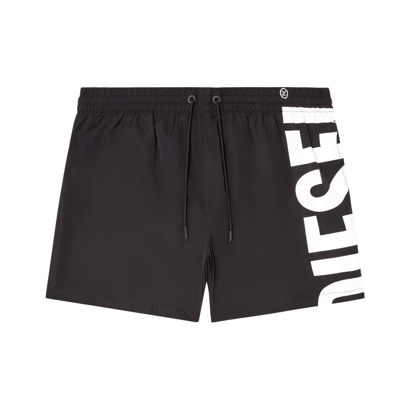 DIESEL Черный/Белый Мужские Плавательные Шорты