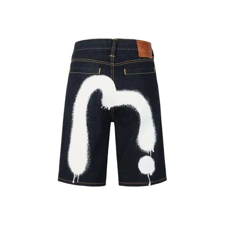 EVISU Denim Shorts Men's Denim Blue