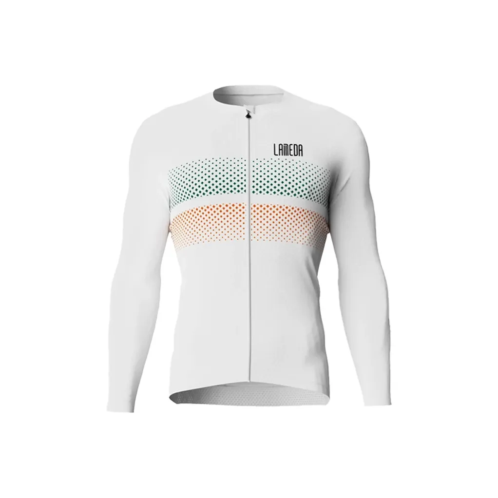LAMBDA Велосипедная одежда Стильный Длинный рукав ROAD Велосипед Быстросохнущий Топ Мужской