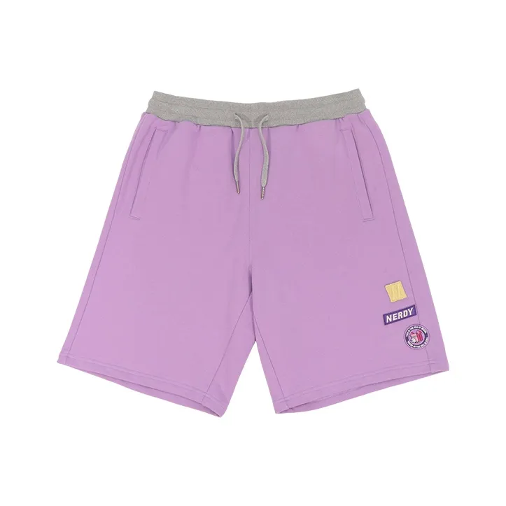 Nerdy Sports Shorts Unisex Purple