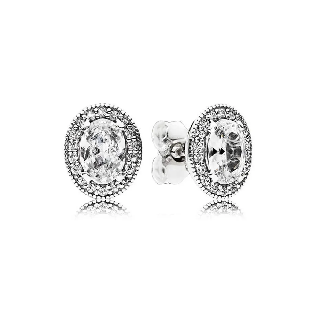 Pandora Серьги-гвоздики Женские Серебряные