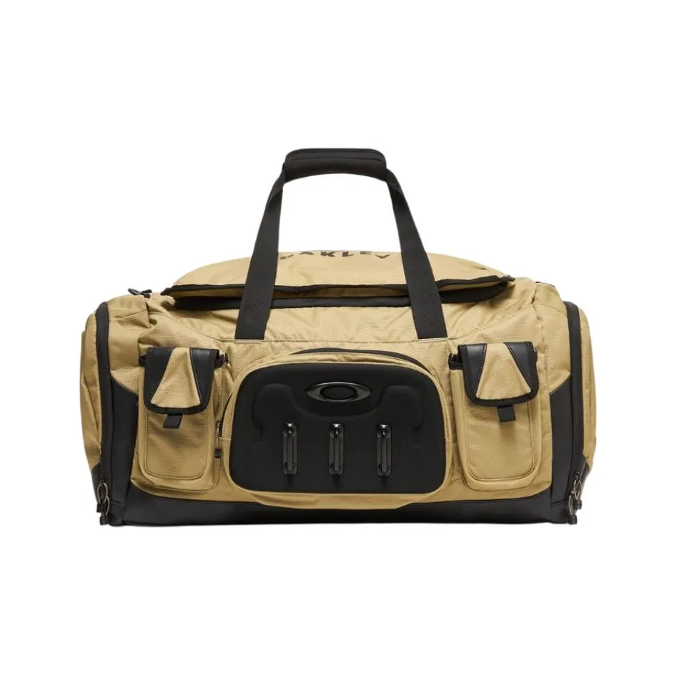 Oakley Waterproof Travel Bag Unisex Khaki & Black