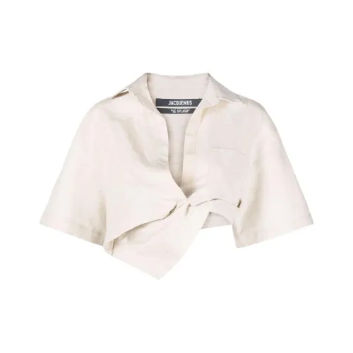Jacquemus Бежевые Женские Короткие Топы