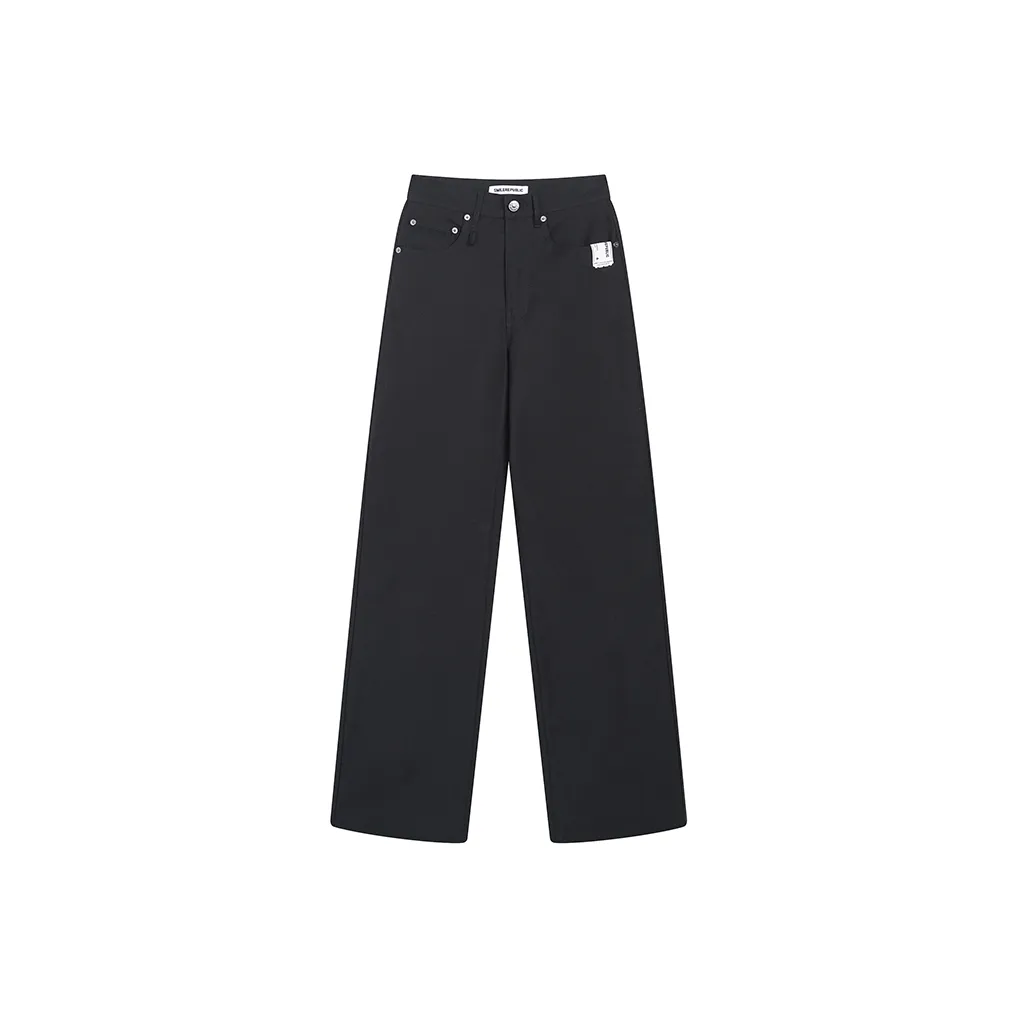 SMILEREPUBLIC Straight Leg SLACKS Повседневные брюки Унисекс