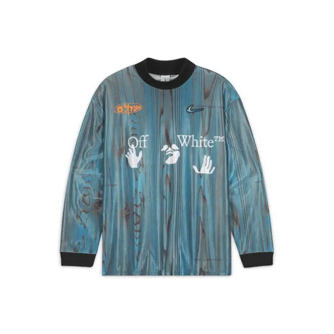 OFF WHITE X Nike 001 Soccer Jersey Asia Sizing