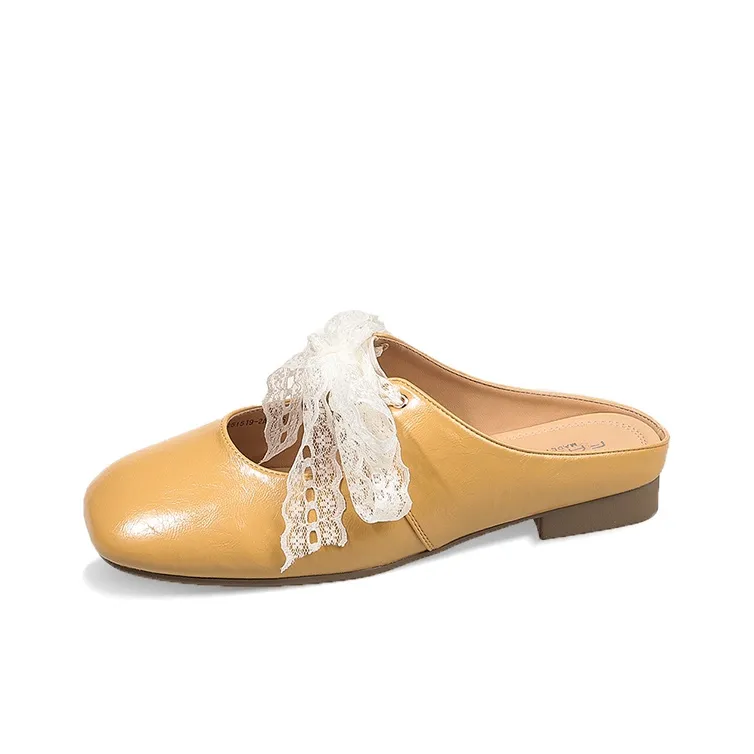 Betu Rubber Sole Massage Closed Toe Slippers Women's