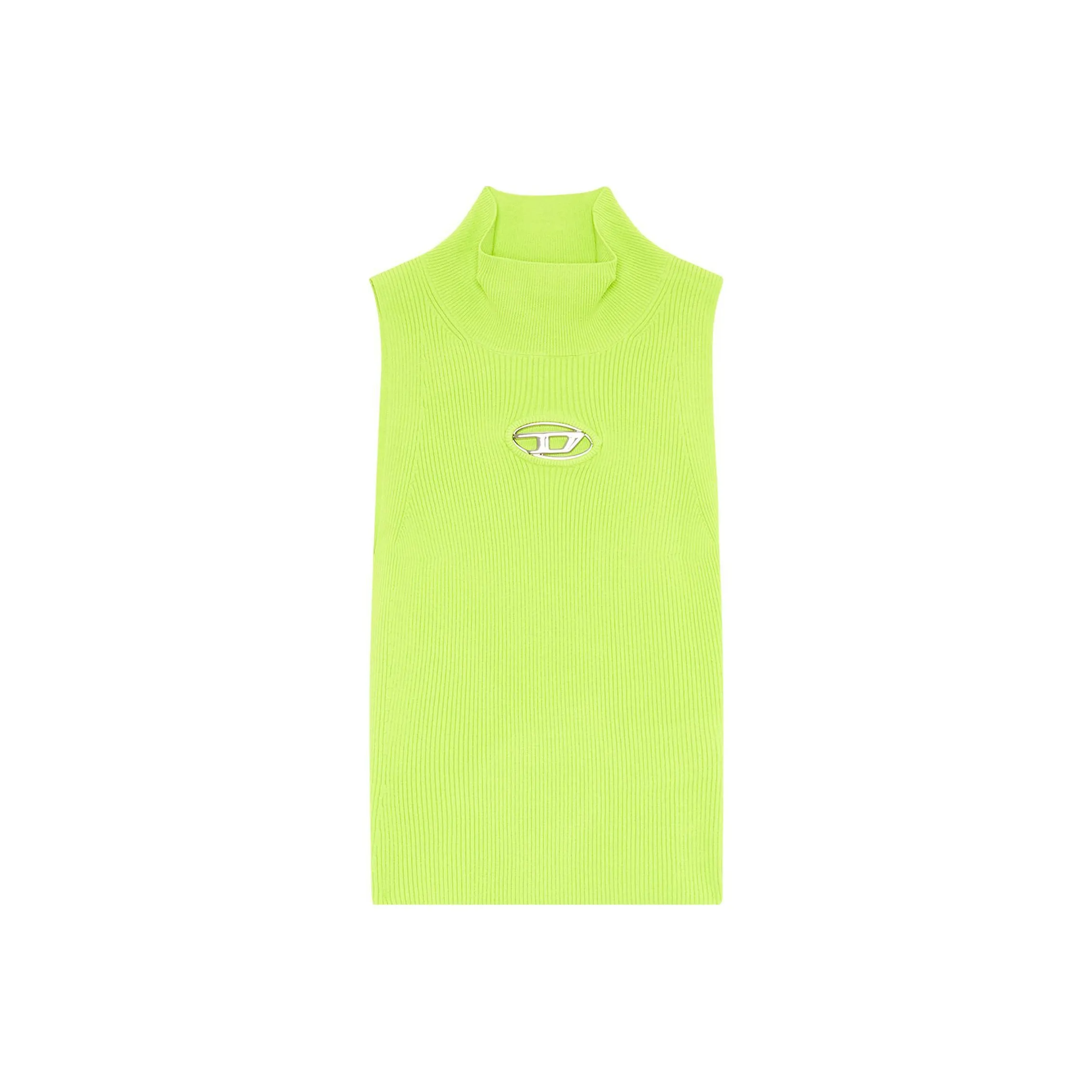 DIESEL M-Onervax Logo-plaque Mock-neck Top