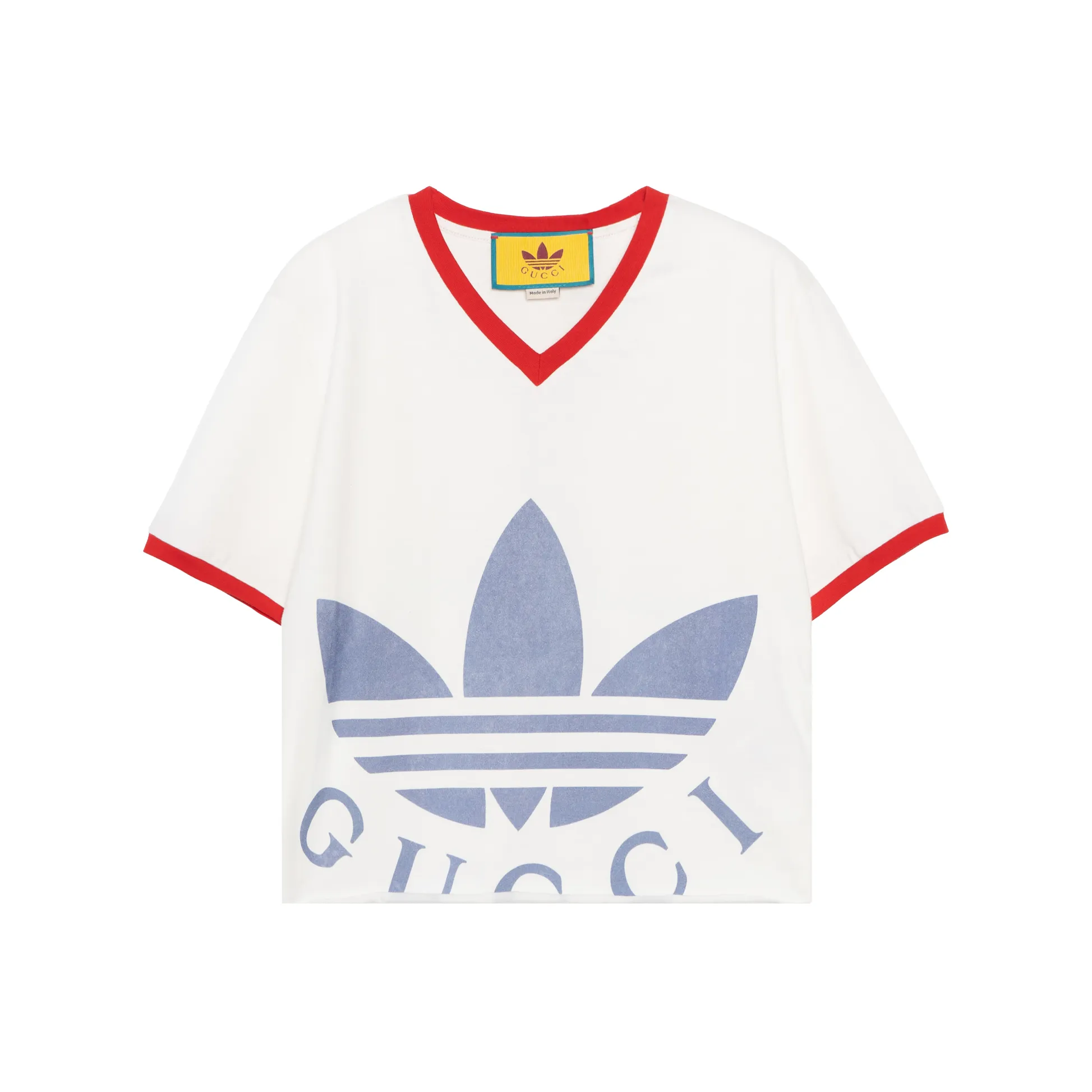 GUCCI X Adidas Cropped T Shirt White