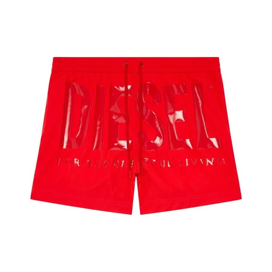 DIESEL Плавательные шорты Мужские Красные