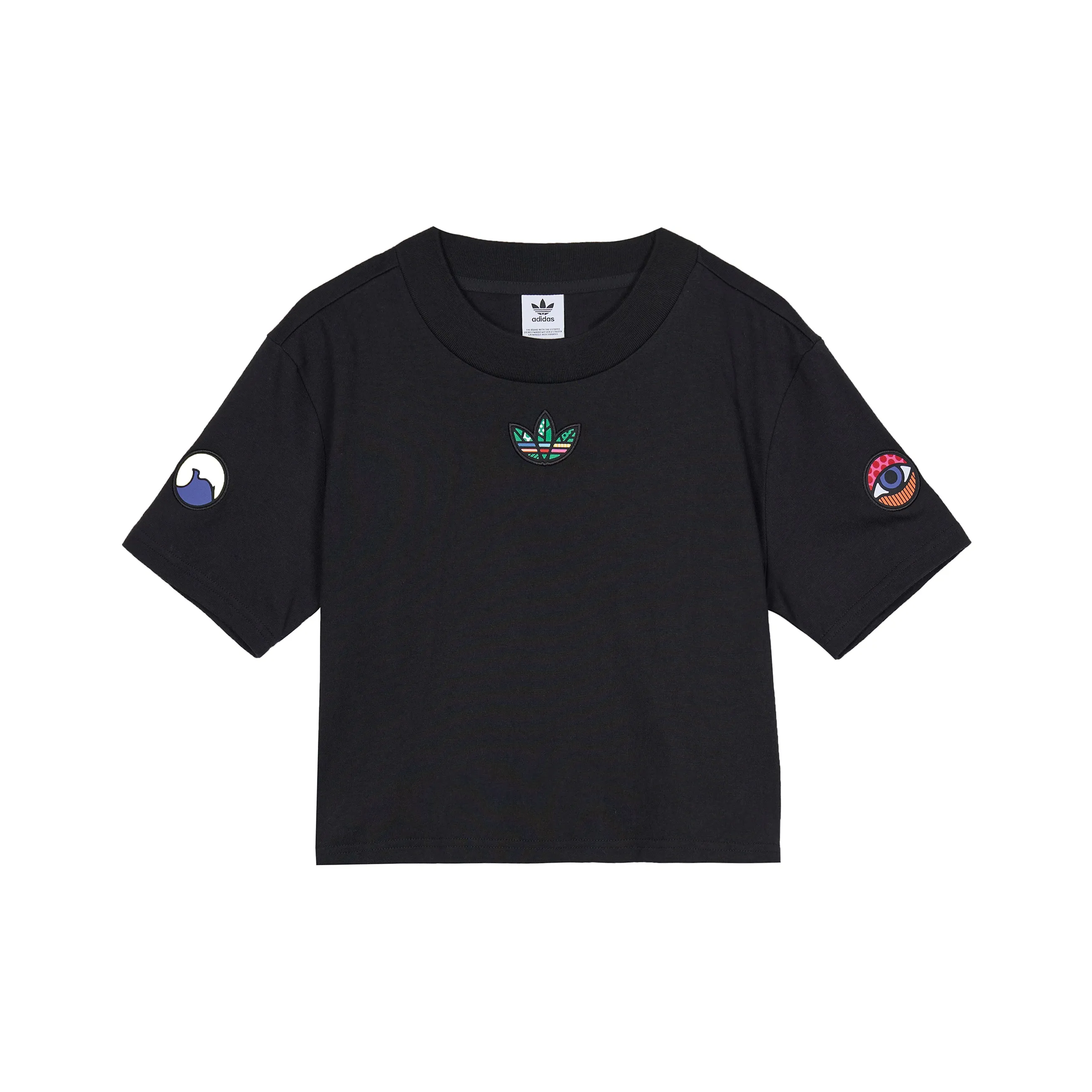 adidas originals Черные Женские Короткие Топы