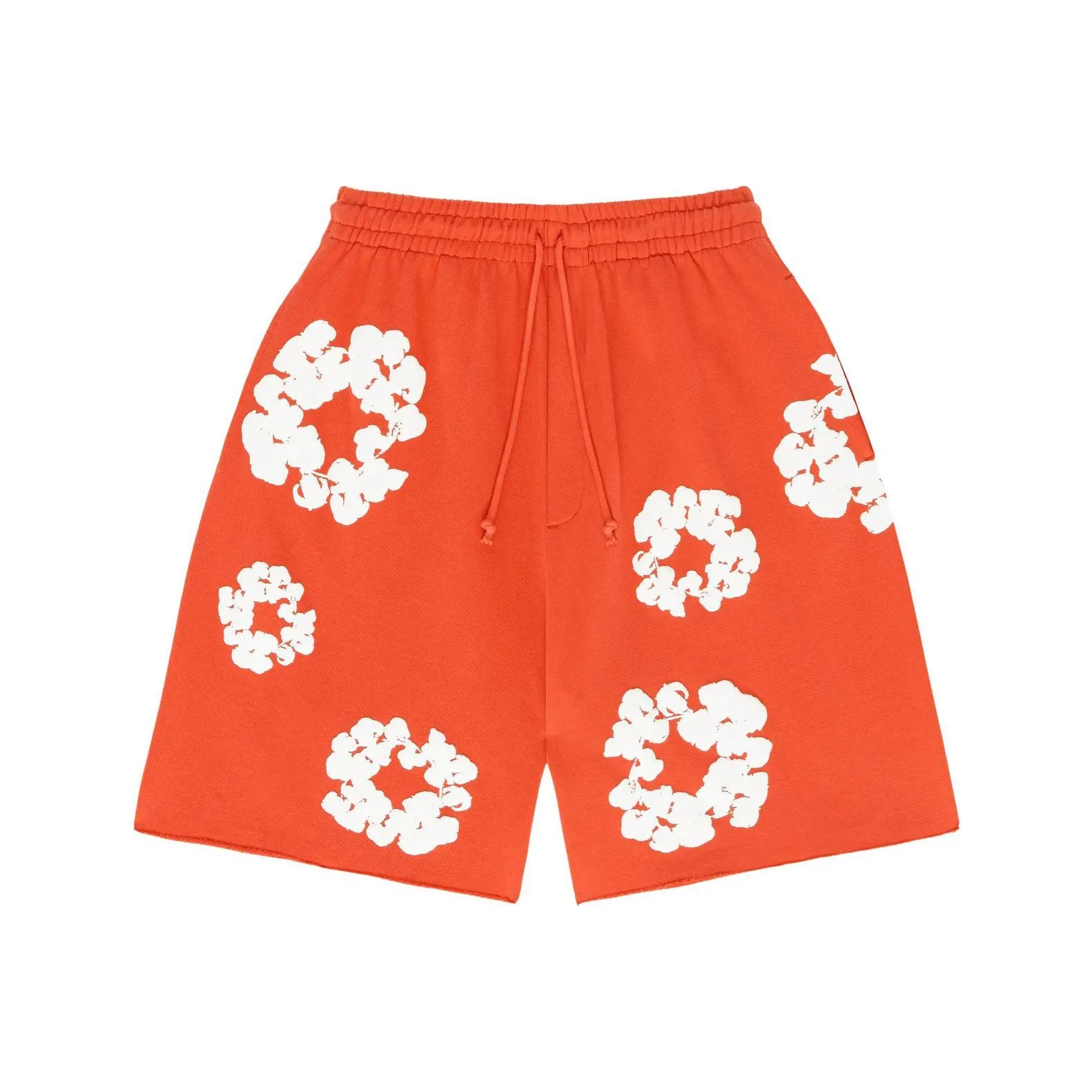 Denim Tears Co-brand Повседневные шорты Унисекс Оранжевый