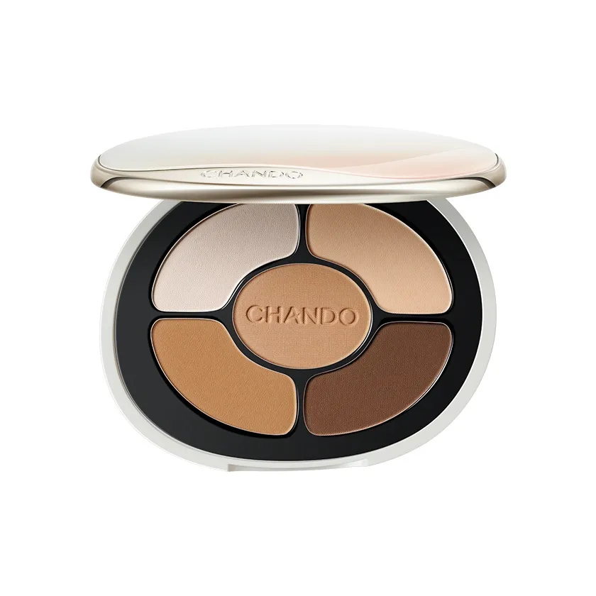 CHANDO 5 цветов Dynamic Eyeshadow Palette Легко смешивается Велюр Длинный Тяжелый Матовый Точно подходящий Контуринг Подчеркивающий глаза 9г