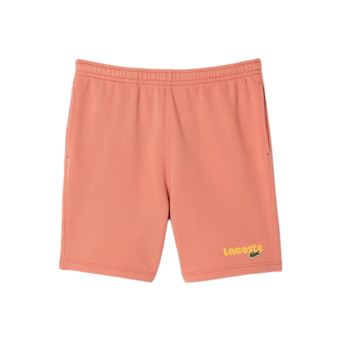 LACOSTE Logo print Organic Cotton Track Shorts