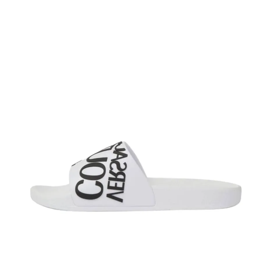 VERSACE JEANS COUTURE Slide Slippers Men's White