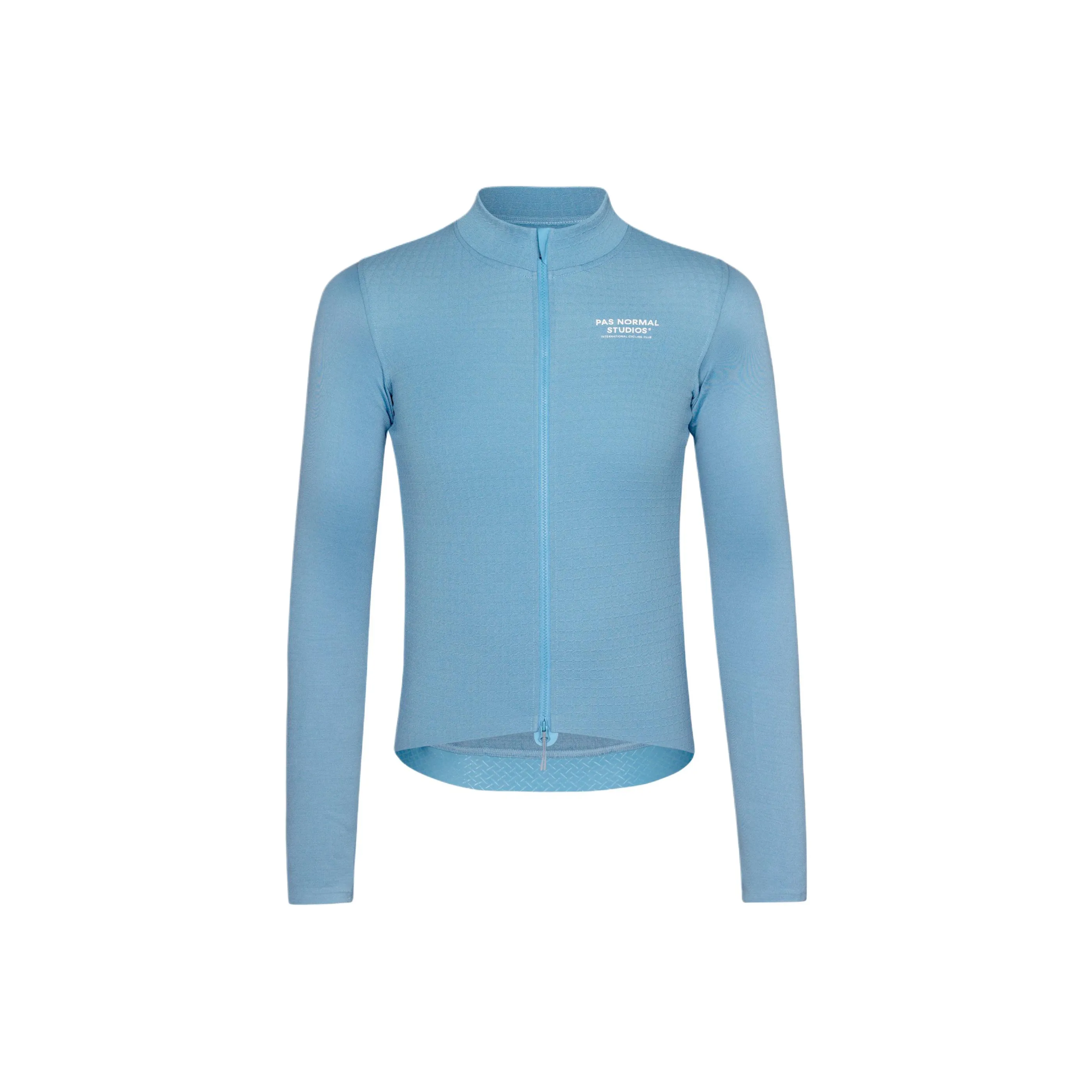 PAS NORMAL STUDIOS Escapism Wool LS Jersey Cycling Clothing Men's Sky Blue