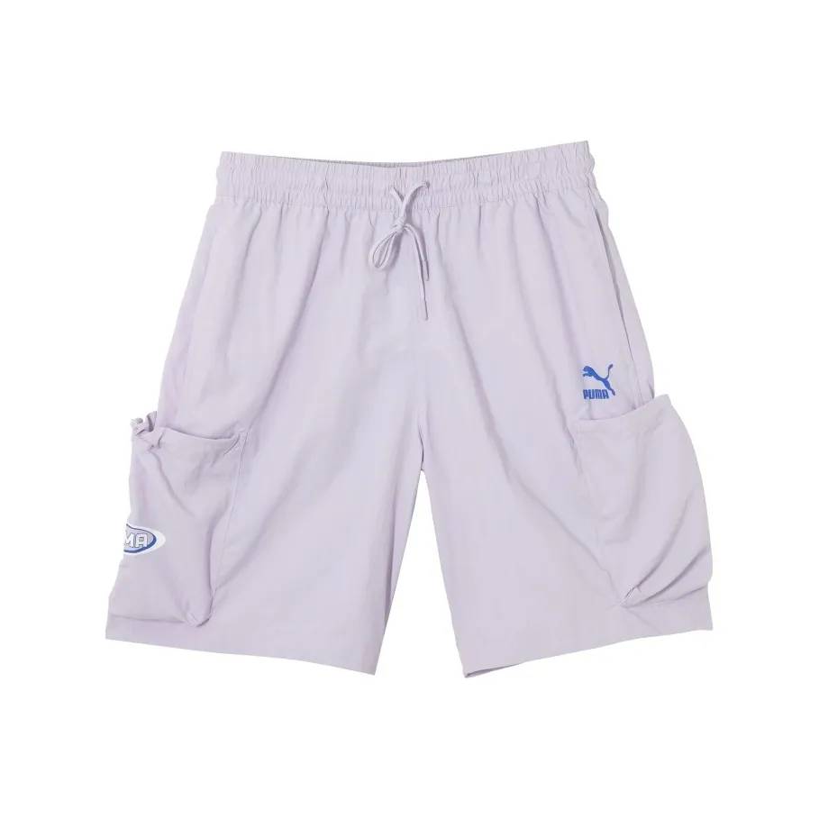 PUMA CLASSICS Light Purple Men's Casual Shorts PUMA CLASSICS Светло-фиолетовые Мужские Повседневные Шорты