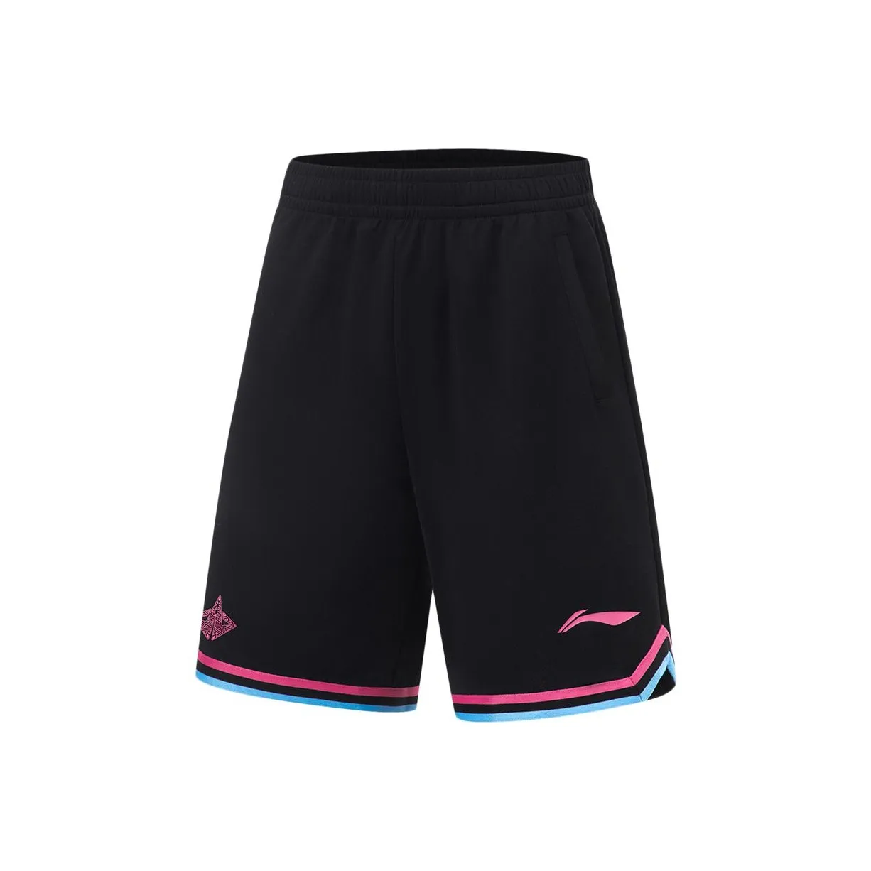 LiNing Casual Shorts Men's Black Dujuan Pink