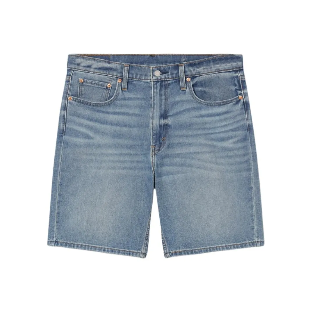 Levis Blue Men's Denim Shorts Левис Синий Мужские Джинсовые Шорты