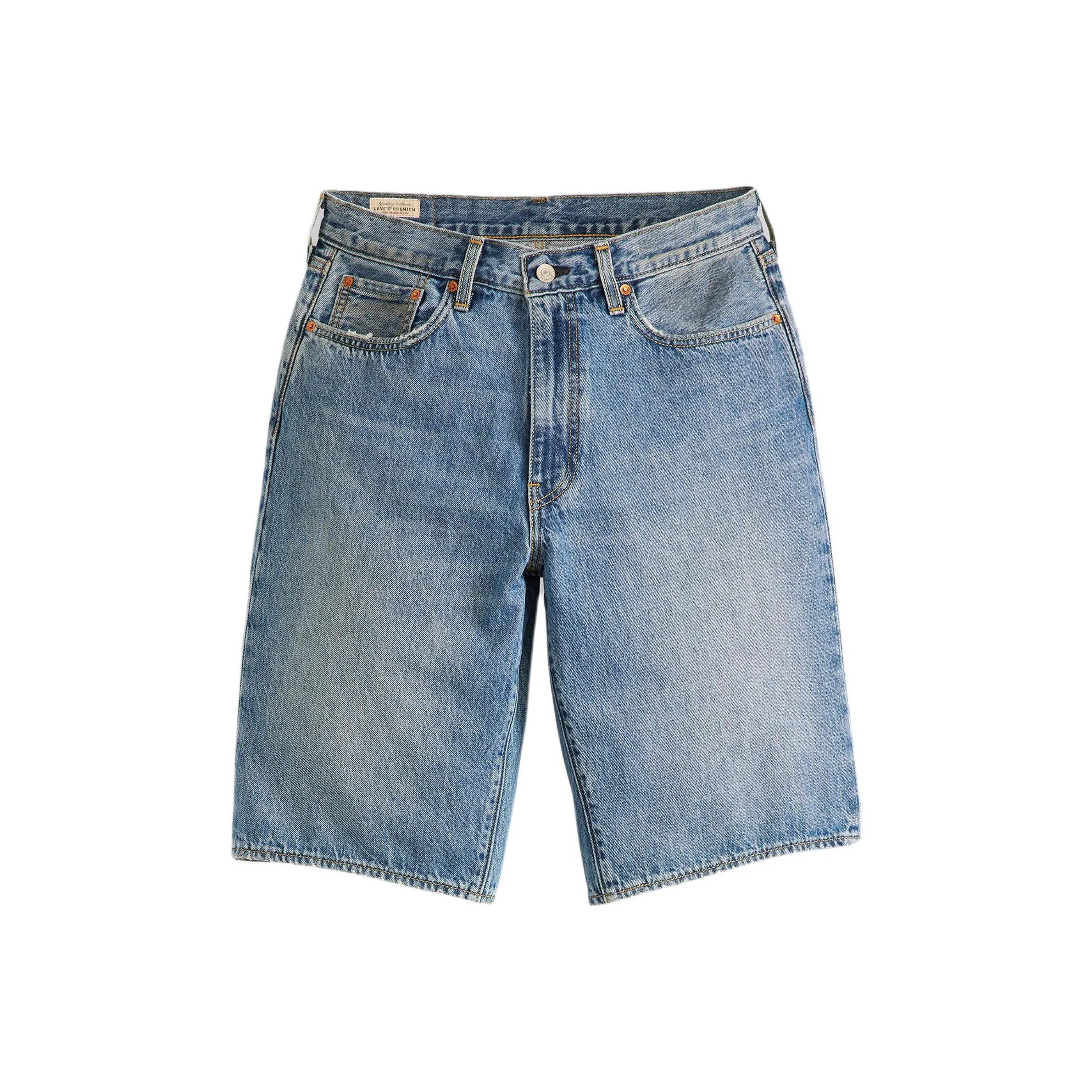 Levis Blue Men's Denim Shorts Левис Синий Мужские Джинсовые Шорты