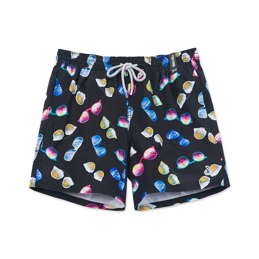DUNKELVOLK Seaside Surfing Beach Shorts Men's Black