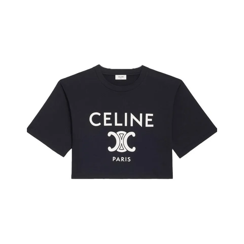 CELINE SS22 Crop Top Women's Black
