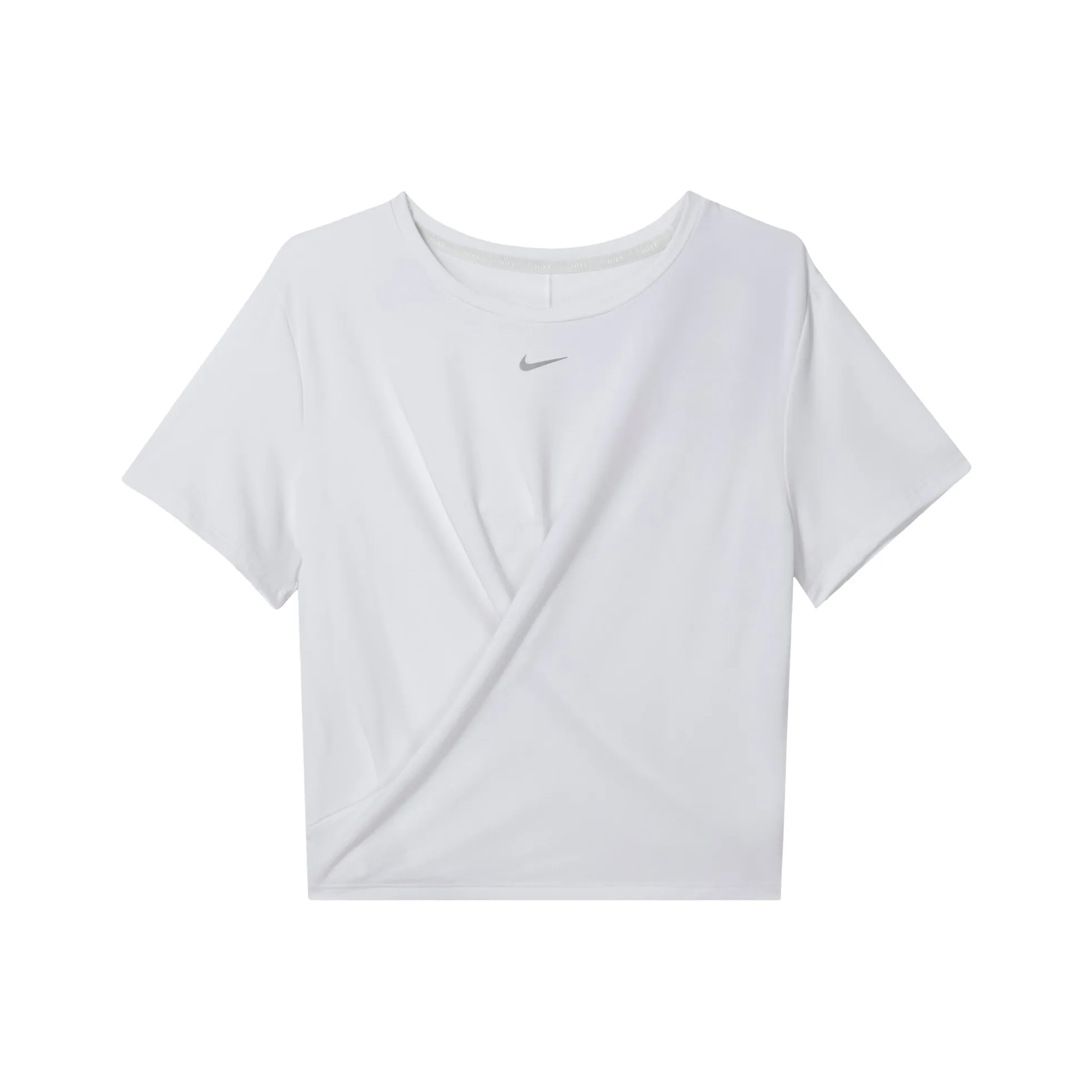 NIKE Dri Fit Белый Женские Короткие Топы