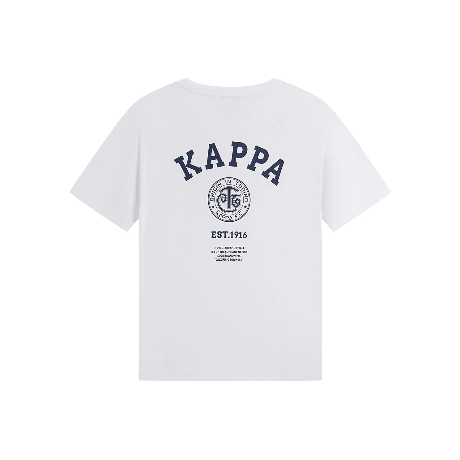 KAPPA 1916 Series T-Shirt Унисекс Белый