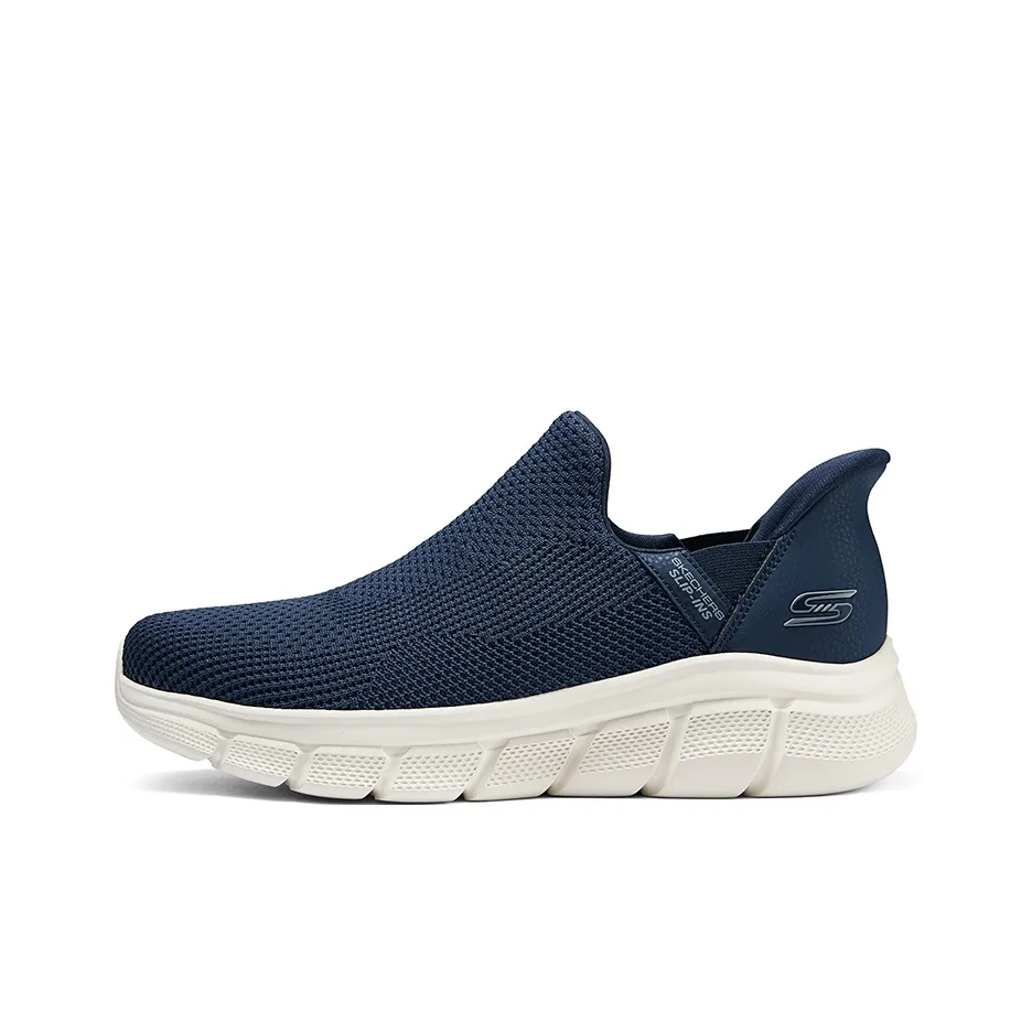 Skechers BOBS B FLEX Penetration Технология Oтскок Легкий Дышащий Низкий Топ Повседневный Мужской Черный