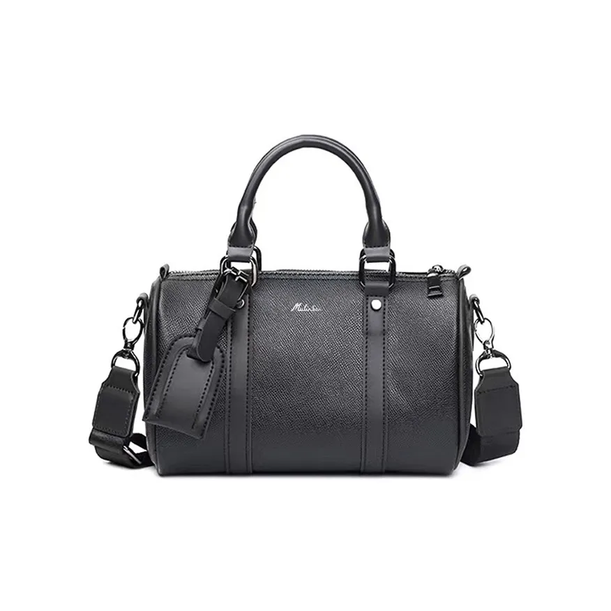 Mulinsen ПУ (полиуретан) Сумка через плечо Сумка Унисекс Черная